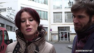 Sophia the French Mature Pounded in Hard Threesome