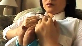 Japanese woman Tits full of Milk - Vibrator help