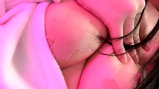 Hot Blonde Washes Car Toys Ass On Cam Big Boobs