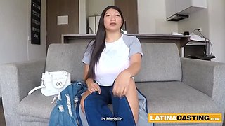 Big Tit Latina MILF Takes Raw Dick Deep in Casting POV