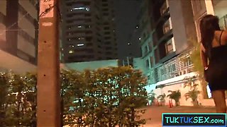 Thai MILF bargirl taken for a short time