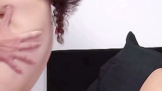 Vaginal Creampie, Eats It and Spits It Into Her Stepsister's Mouth