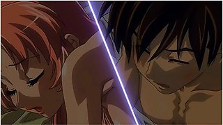 Busty Newlywed Likes Her Husband Sucking Her Tits And Fucking Her In Missionary - Hentai Anime