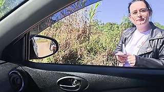 College Student 18+ Got A Ride With For The Final Grade