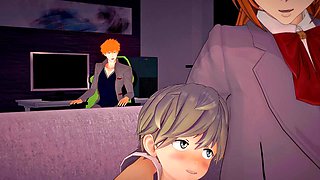Orihime Inoue Cheats with Boy