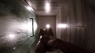 Jezebelle Bond films herself taking a bath