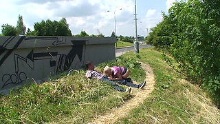 I Am a Young Busty Blonde German and I Love Getting Pounded in Public by Monster Cock