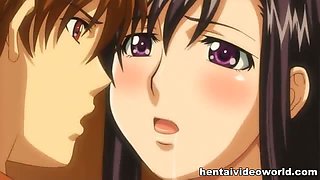 Sporty asian gym girl in hentai movie