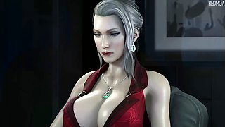 Final fantasy 7 : Scarlet 3d hentai