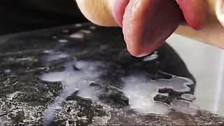 Milf chick loves to jerk his cock off and ate a load of cum after compilation
