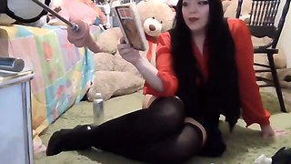 Asian teen likes toys inside her wet muff
