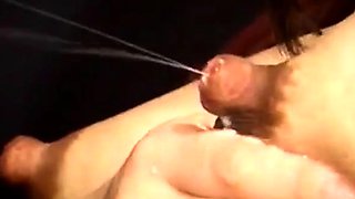 Asian lactation swollen tits  big nipples  stream of milk