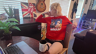Caught Wanking by Stepmommy - Reluctant to Taboo Fun