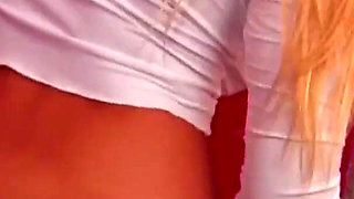 Pierced babe gets anally fucked on the couch
