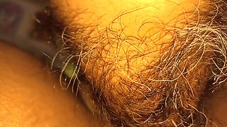 My Wifes Hairy Pussy And Clitoris