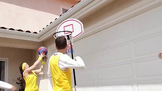 Basketball Game With Slut Stepmoms Leads To A Foursome