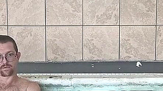 BBW Princess Sucking His Cock Underwater with Her Naughty Stepfather
