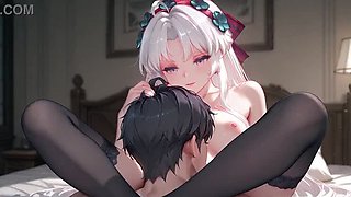 Carlotta's First AI Sex Casting - Hentai Cosplay Blowjob