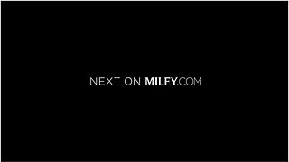 Busty Blonde Milf Abby Rose Squirts All Over Young Customers Cock