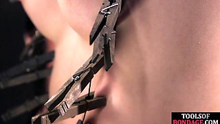 Hard-Tied Babe Pussy-Toyed by Master in Intense Session Heat