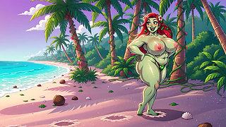 Hulking Thick Babes at the Beach