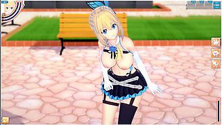 [hentai Game Koikatsu! ]have Sex With Big Tits Vtuber Mirai Akari.3dcg Erotic Anime Video