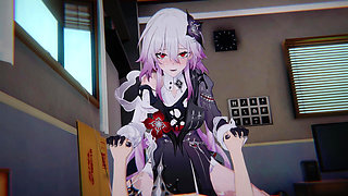 [honkai: Star Rail] Evernight Complete Collection: Bondage, Cowgirl, Sandwich DP & Handjob (4k)