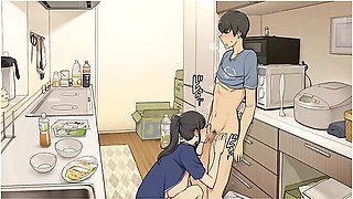 Car Toon In Older Girlfriend Cant Keep Her Hands Off Him (artist: Wakamatsu)
