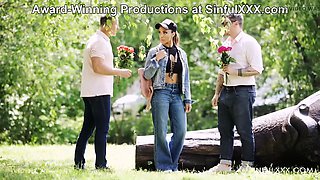 Three is My Lucky Number! Diana Lawrence, Denis Marti & George Uhl for SinfulXXX