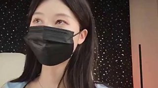 Good-looking Korean female anchor masturbates Korean+BJ live broadcast, ass, stockings, doggy style, Internet celebrity, oral sex, goddess, black stockings, peach butt, Season 54