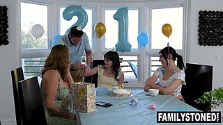 21st Birthday Fam Threesome