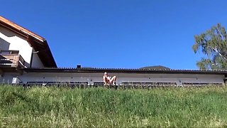 Amazing homemade Outdoor, Public sex movie