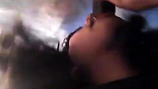 Black Cock Blowjob at Gloryhole by Crossdresser