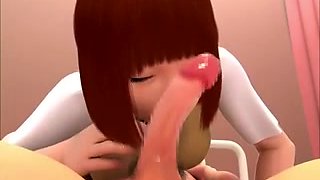 3D his nurse and gilfriend love to take care of him