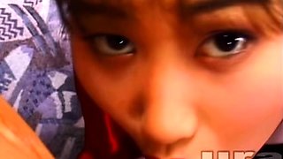 Group sex hardcore double blowjob swallowing cum