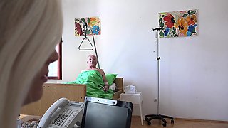 Busty Young Nurse Fucking Grandpa Cumming In Her Mouth