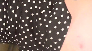 Street Walker Takes My Load and Leaves with No Panties Under Her Dress!